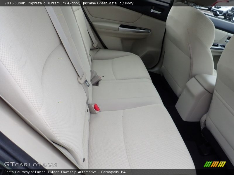 Jasmine Green Metallic / Ivory 2016 Subaru Impreza 2.0i Premium 4-door