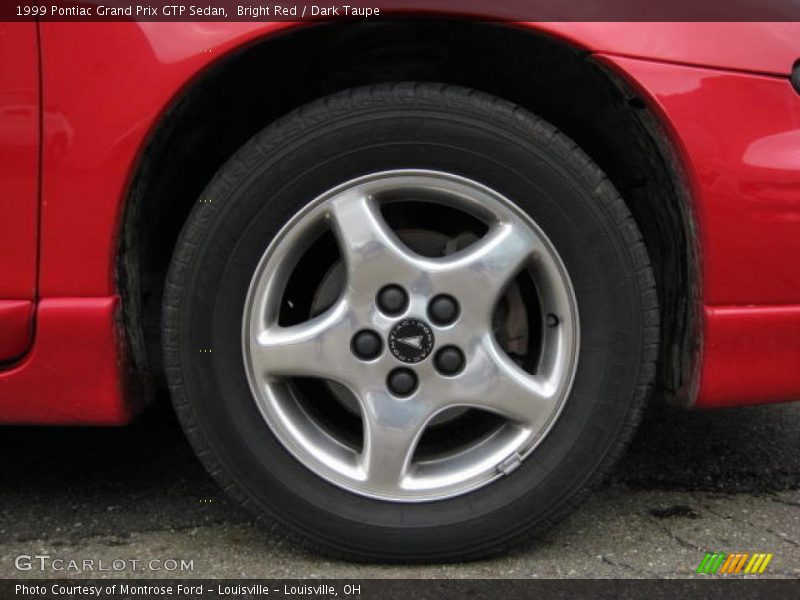 Bright Red / Dark Taupe 1999 Pontiac Grand Prix GTP Sedan