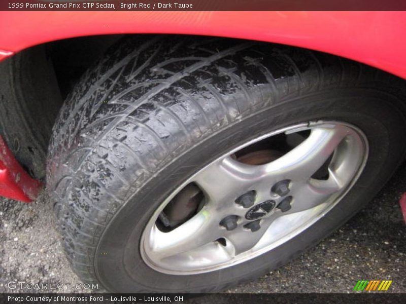 Bright Red / Dark Taupe 1999 Pontiac Grand Prix GTP Sedan