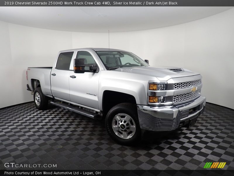 Silver Ice Metallic / Dark Ash/Jet Black 2019 Chevrolet Silverado 2500HD Work Truck Crew Cab 4WD