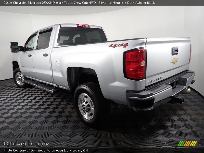 Silver Ice Metallic / Dark Ash/Jet Black 2019 Chevrolet Silverado 2500HD Work Truck Crew Cab 4WD