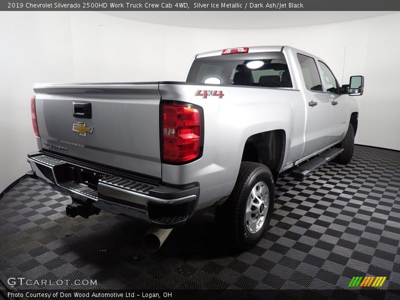 Silver Ice Metallic / Dark Ash/Jet Black 2019 Chevrolet Silverado 2500HD Work Truck Crew Cab 4WD