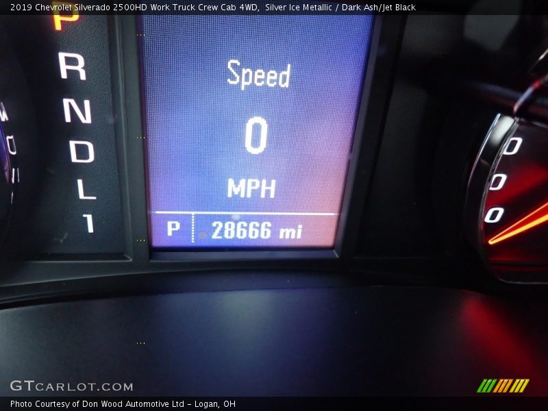 Silver Ice Metallic / Dark Ash/Jet Black 2019 Chevrolet Silverado 2500HD Work Truck Crew Cab 4WD