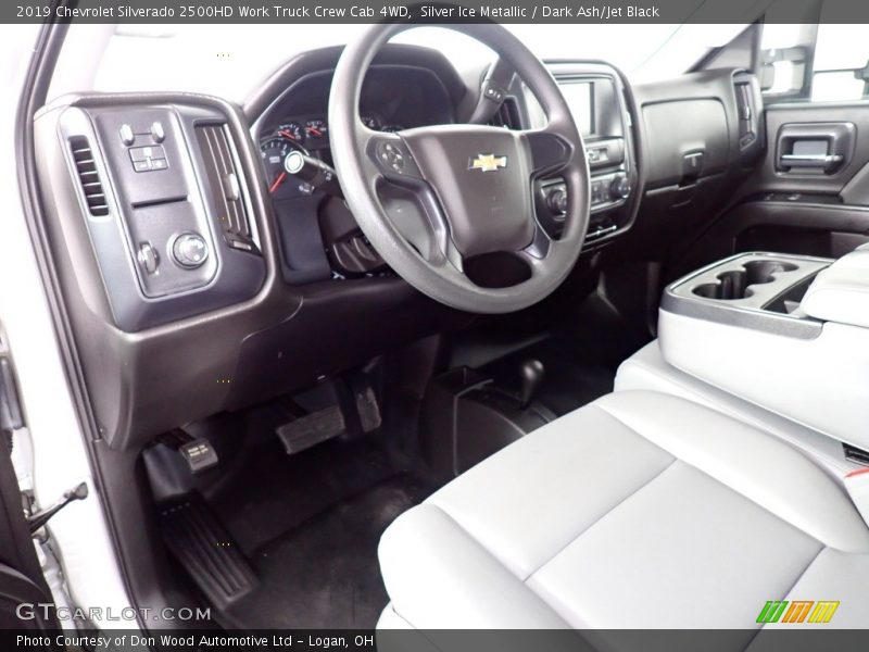 Silver Ice Metallic / Dark Ash/Jet Black 2019 Chevrolet Silverado 2500HD Work Truck Crew Cab 4WD