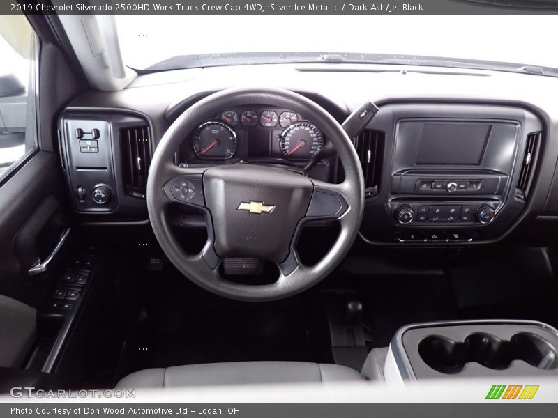 Silver Ice Metallic / Dark Ash/Jet Black 2019 Chevrolet Silverado 2500HD Work Truck Crew Cab 4WD
