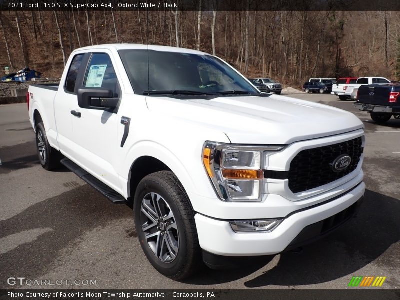 Oxford White / Black 2021 Ford F150 STX SuperCab 4x4