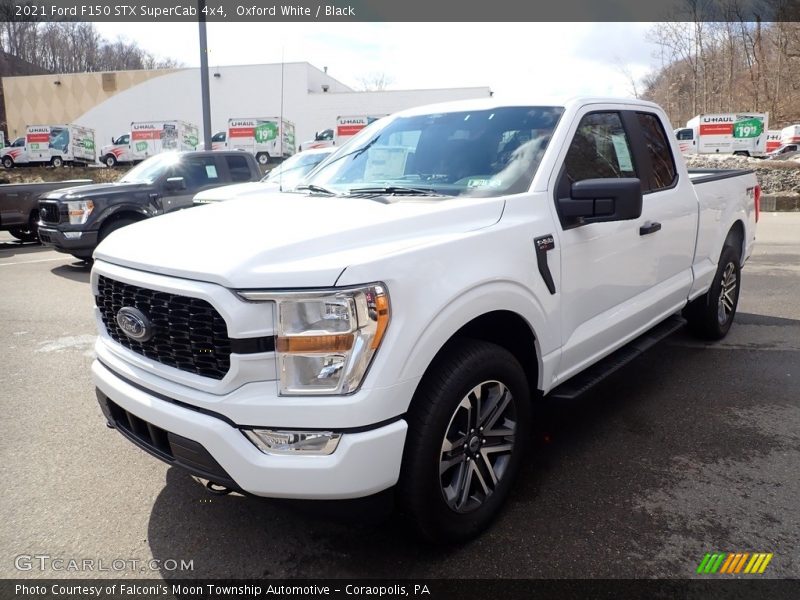 Oxford White / Black 2021 Ford F150 STX SuperCab 4x4