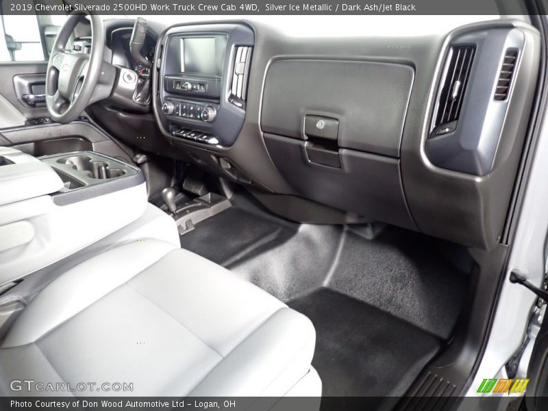 Silver Ice Metallic / Dark Ash/Jet Black 2019 Chevrolet Silverado 2500HD Work Truck Crew Cab 4WD