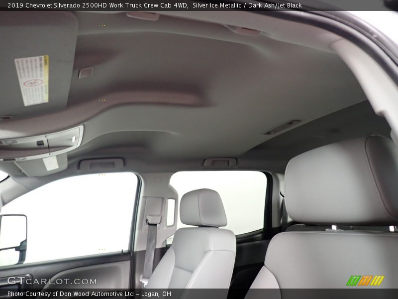 Silver Ice Metallic / Dark Ash/Jet Black 2019 Chevrolet Silverado 2500HD Work Truck Crew Cab 4WD