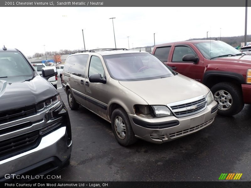 Sandrift Metallic / Neutral 2001 Chevrolet Venture LS