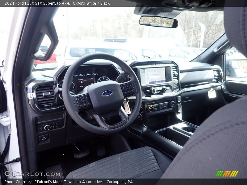 Oxford White / Black 2021 Ford F150 STX SuperCab 4x4