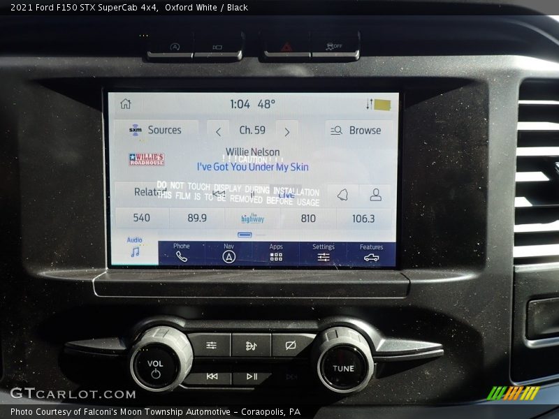 Oxford White / Black 2021 Ford F150 STX SuperCab 4x4