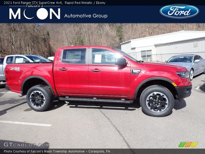 Rapid Red Metallic / Ebony 2021 Ford Ranger STX SuperCrew 4x4
