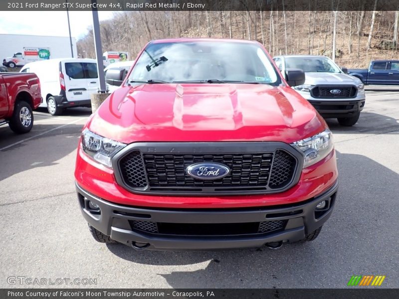 Rapid Red Metallic / Ebony 2021 Ford Ranger STX SuperCrew 4x4