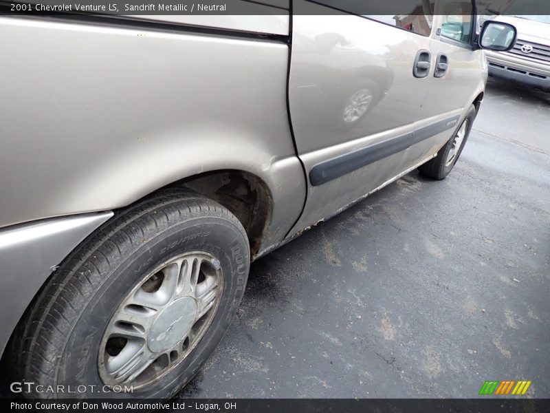 Sandrift Metallic / Neutral 2001 Chevrolet Venture LS