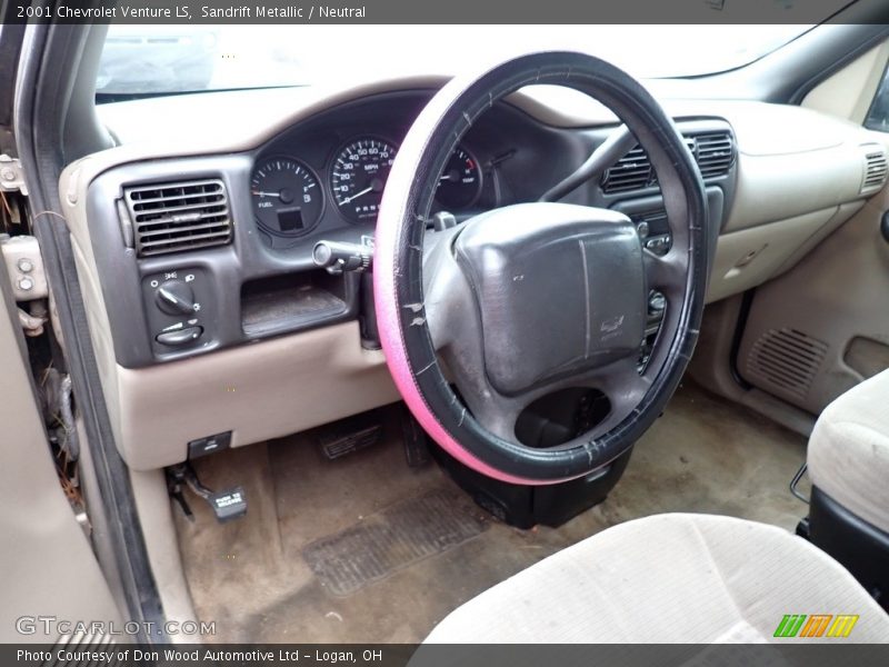 Sandrift Metallic / Neutral 2001 Chevrolet Venture LS