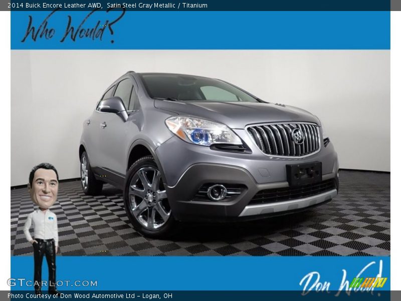 Satin Steel Gray Metallic / Titanium 2014 Buick Encore Leather AWD