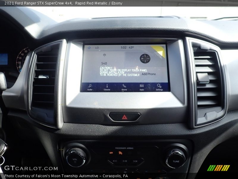 Rapid Red Metallic / Ebony 2021 Ford Ranger STX SuperCrew 4x4