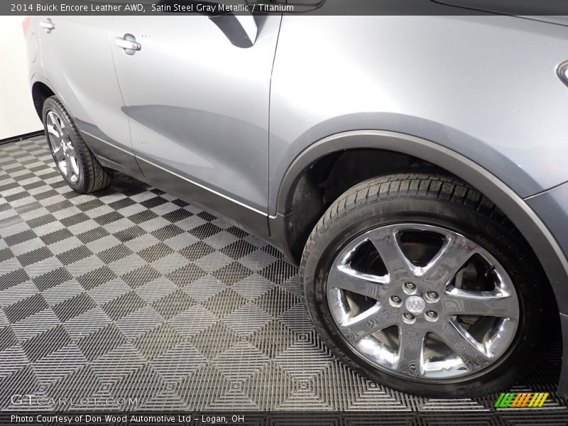 Satin Steel Gray Metallic / Titanium 2014 Buick Encore Leather AWD