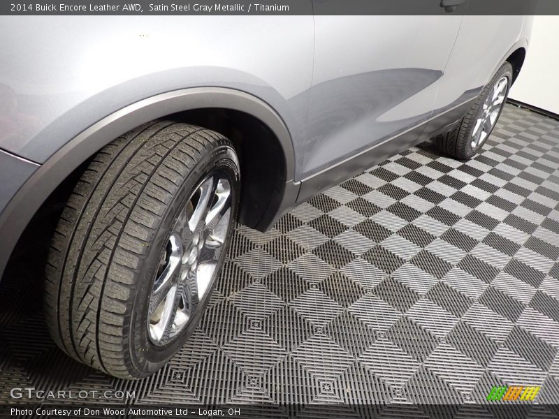 Satin Steel Gray Metallic / Titanium 2014 Buick Encore Leather AWD