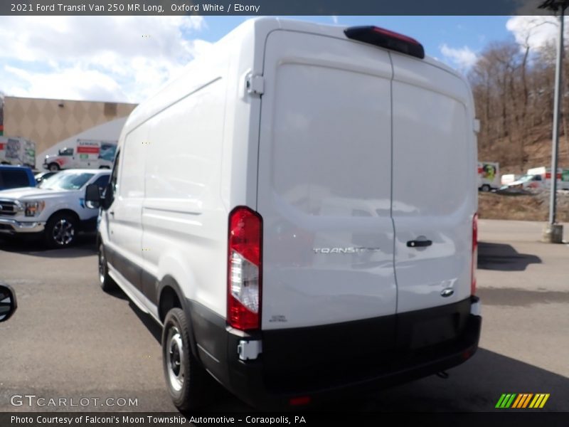 Oxford White / Ebony 2021 Ford Transit Van 250 MR Long