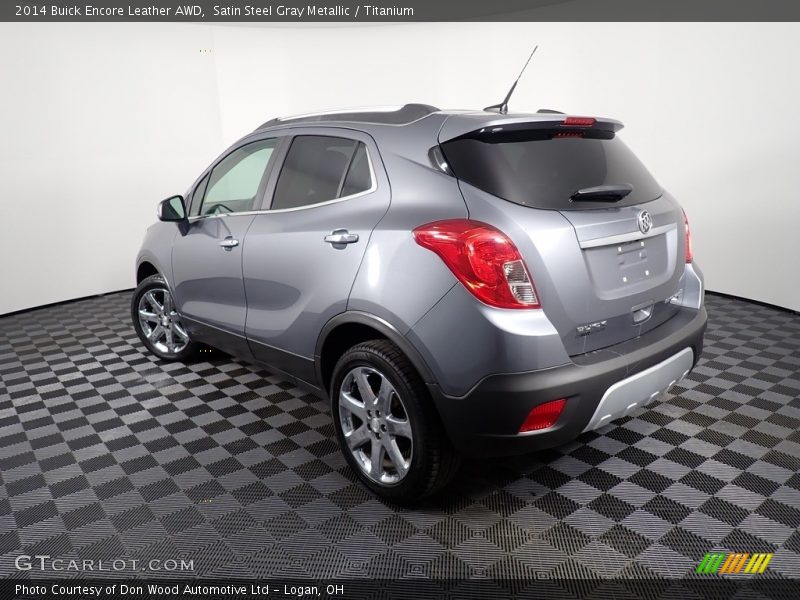 Satin Steel Gray Metallic / Titanium 2014 Buick Encore Leather AWD