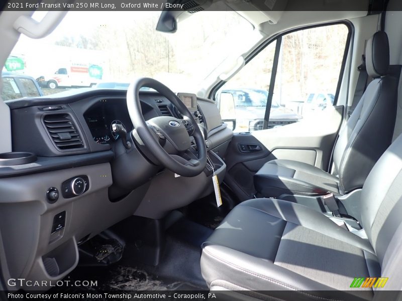 Oxford White / Ebony 2021 Ford Transit Van 250 MR Long