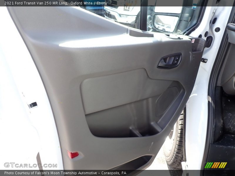 Oxford White / Ebony 2021 Ford Transit Van 250 MR Long