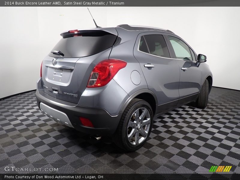 Satin Steel Gray Metallic / Titanium 2014 Buick Encore Leather AWD