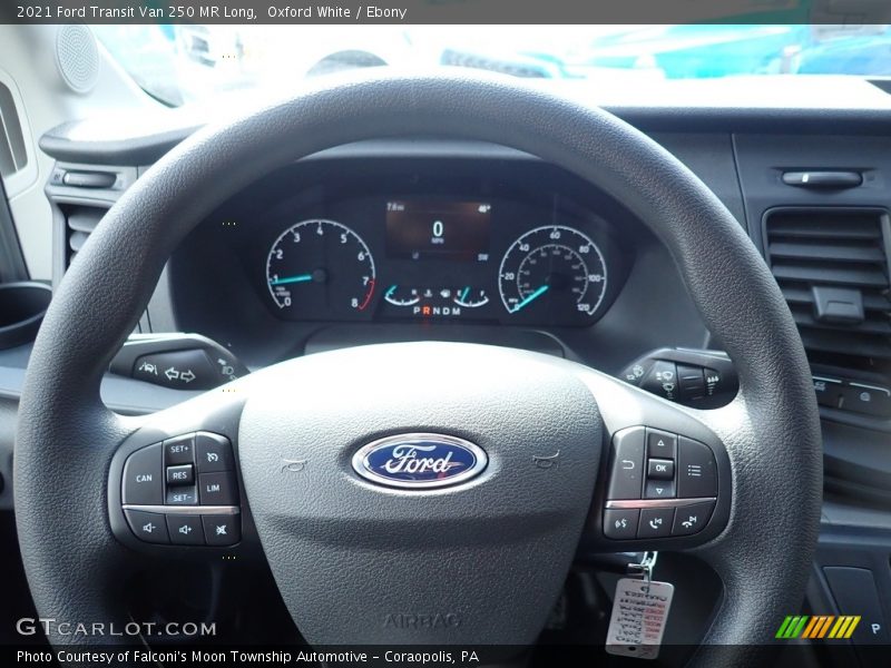 Oxford White / Ebony 2021 Ford Transit Van 250 MR Long