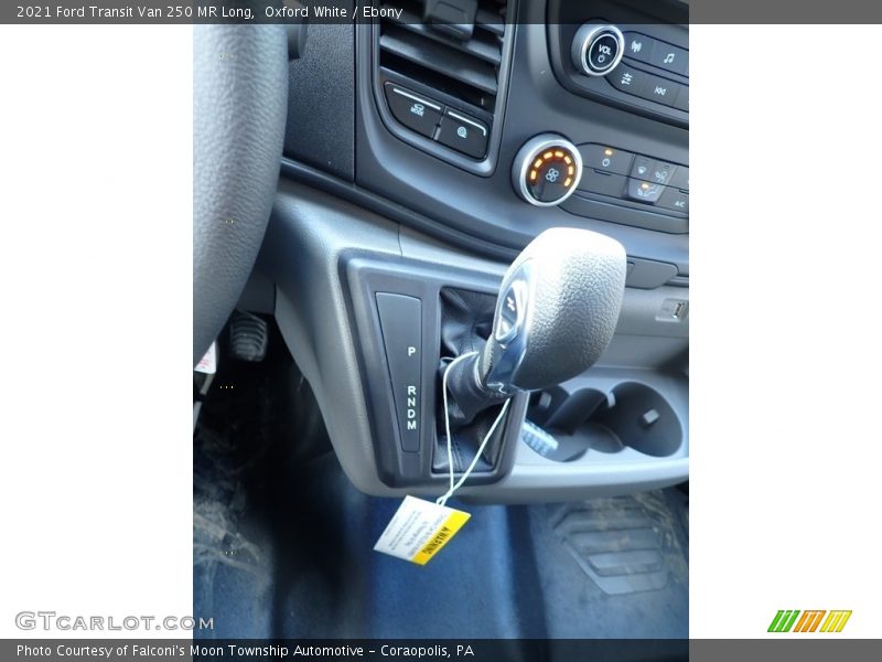 Oxford White / Ebony 2021 Ford Transit Van 250 MR Long