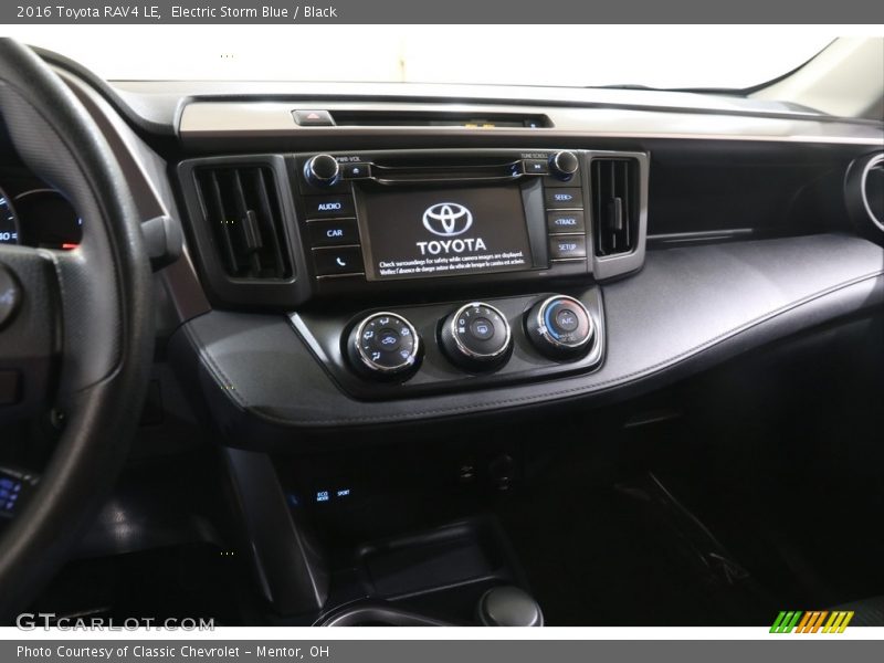 Electric Storm Blue / Black 2016 Toyota RAV4 LE