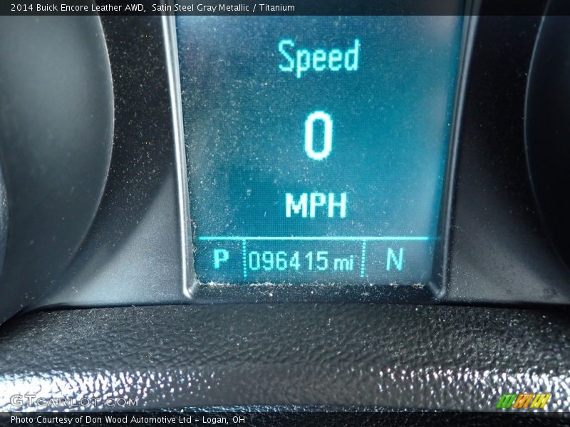 Satin Steel Gray Metallic / Titanium 2014 Buick Encore Leather AWD