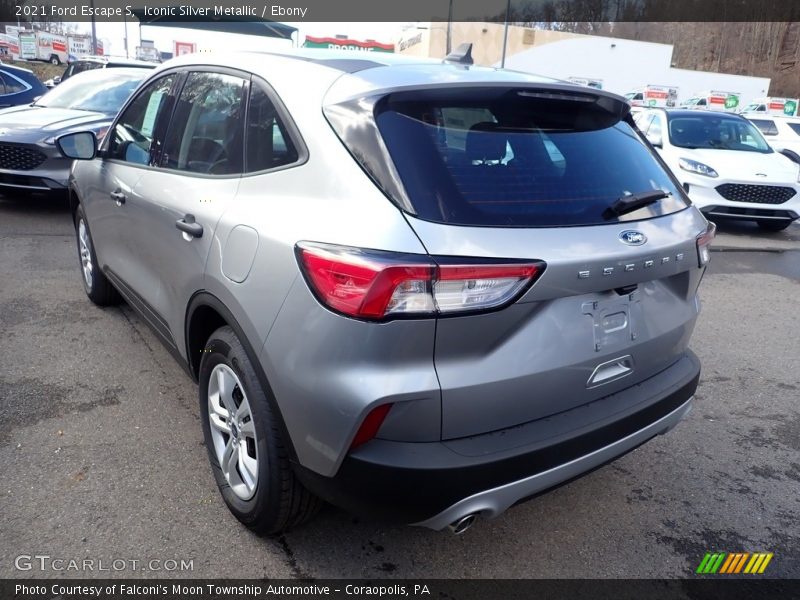 Iconic Silver Metallic / Ebony 2021 Ford Escape S