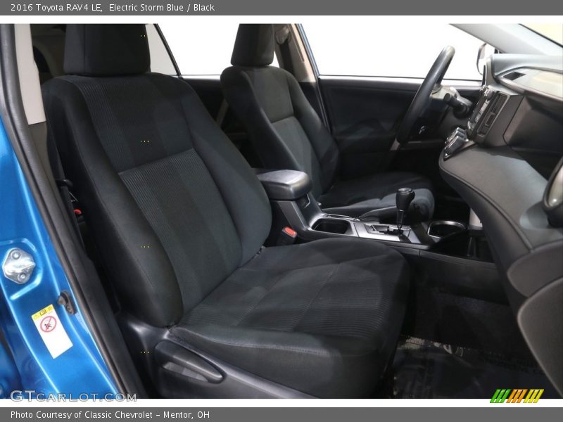 Electric Storm Blue / Black 2016 Toyota RAV4 LE
