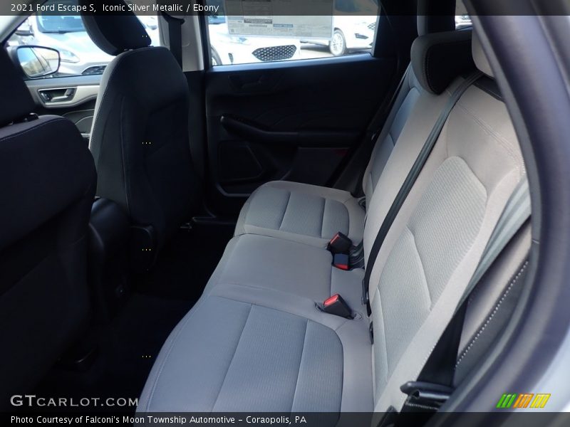Rear Seat of 2021 Escape S