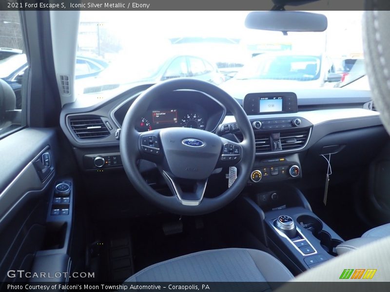 Iconic Silver Metallic / Ebony 2021 Ford Escape S
