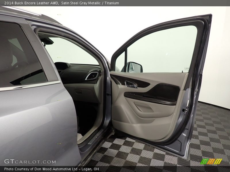 Satin Steel Gray Metallic / Titanium 2014 Buick Encore Leather AWD