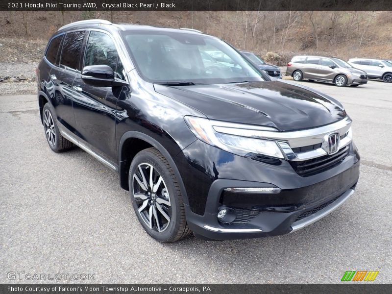 Crystal Black Pearl / Black 2021 Honda Pilot Touring AWD