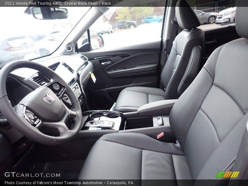 Crystal Black Pearl / Black 2021 Honda Pilot Touring AWD