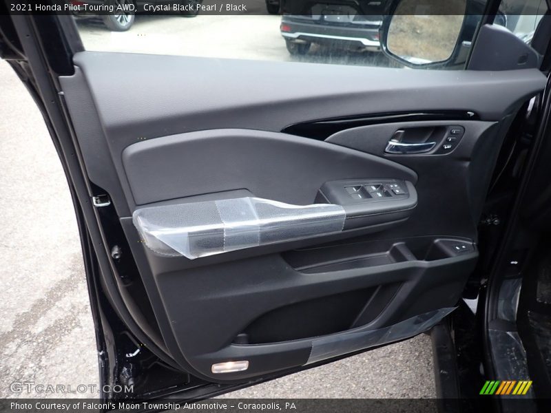 Crystal Black Pearl / Black 2021 Honda Pilot Touring AWD
