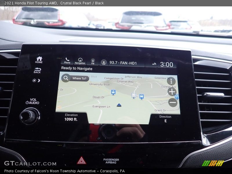 Crystal Black Pearl / Black 2021 Honda Pilot Touring AWD