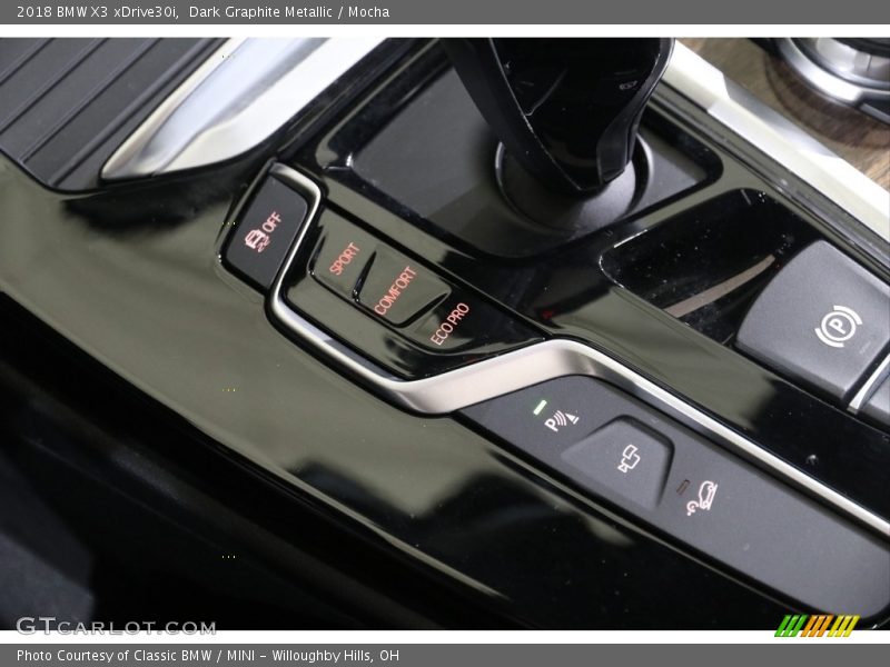 Dark Graphite Metallic / Mocha 2018 BMW X3 xDrive30i