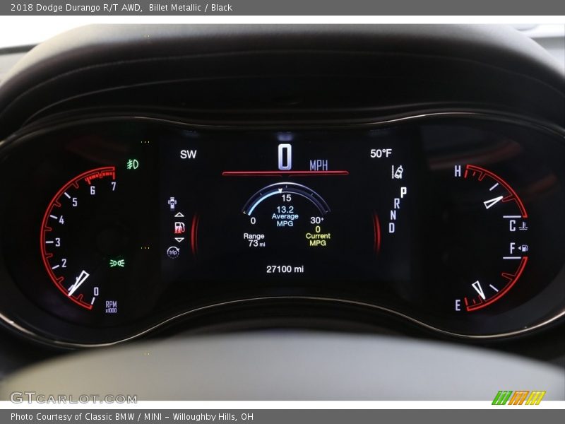 Billet Metallic / Black 2018 Dodge Durango R/T AWD