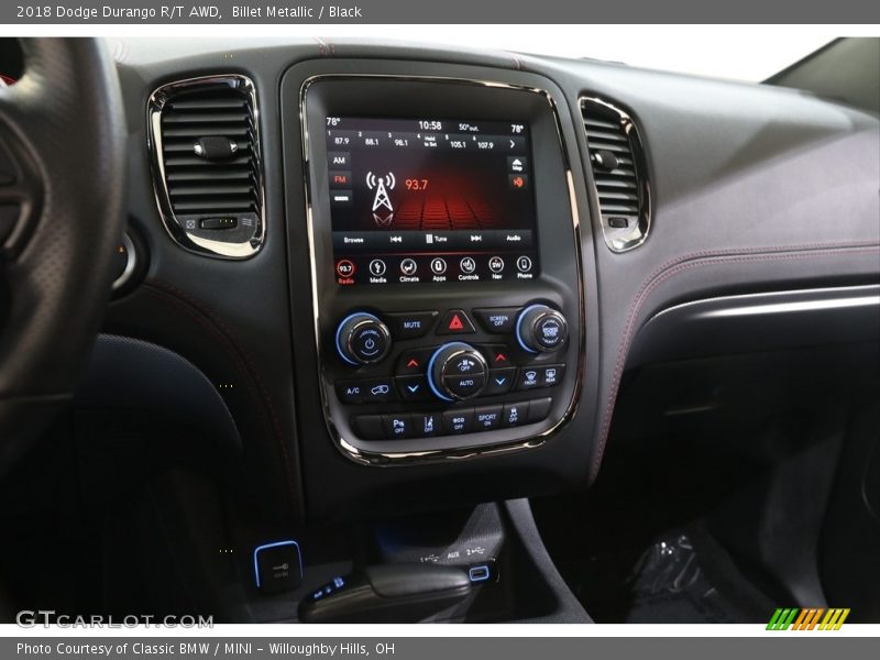 Billet Metallic / Black 2018 Dodge Durango R/T AWD