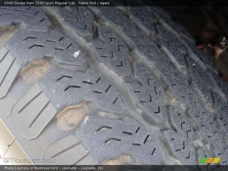 Flame Red / Agate 2000 Dodge Ram 1500 Sport Regular Cab