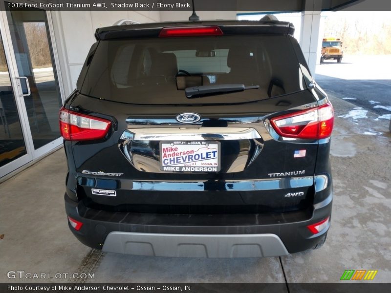 Shadow Black / Ebony Black 2018 Ford EcoSport Titanium 4WD