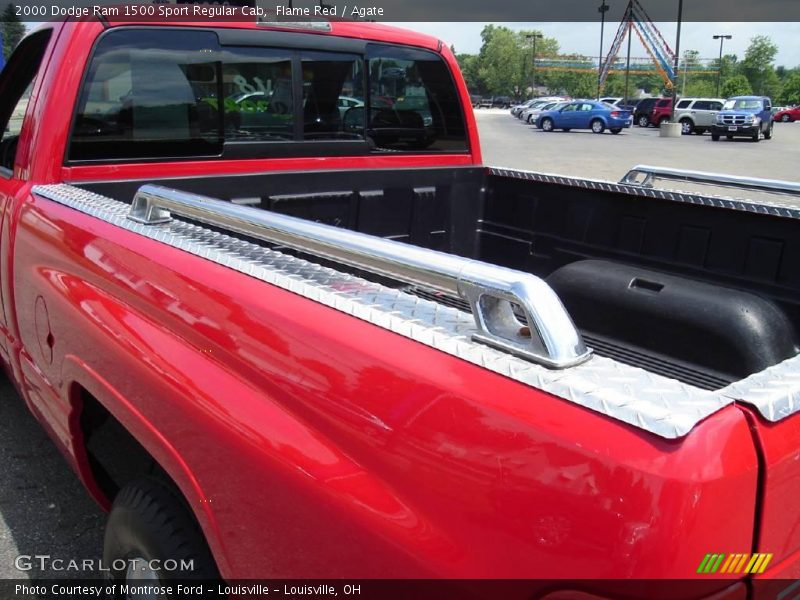 Flame Red / Agate 2000 Dodge Ram 1500 Sport Regular Cab
