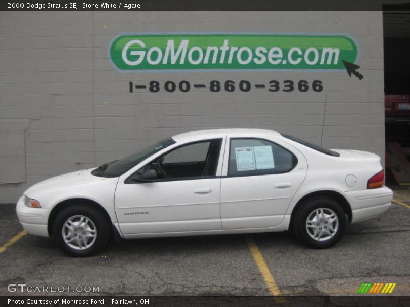 Stone White / Agate 2000 Dodge Stratus SE