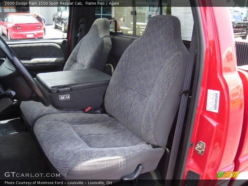Flame Red / Agate 2000 Dodge Ram 1500 Sport Regular Cab